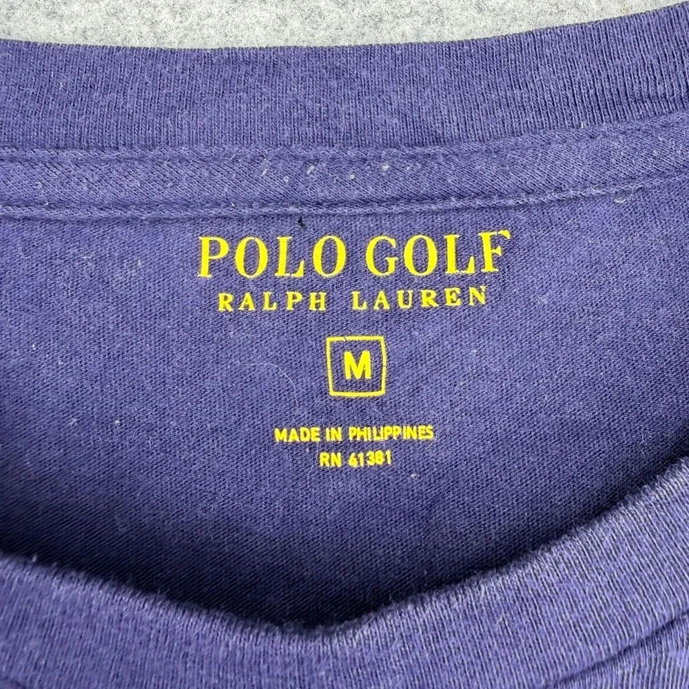Ryder Cup 2016 Polo Golf Ralph Lauren USA 12 Strong T-Shirt Men’s Medium Navy